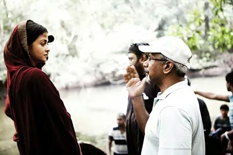 Maniratnam with Aishwarya Rai