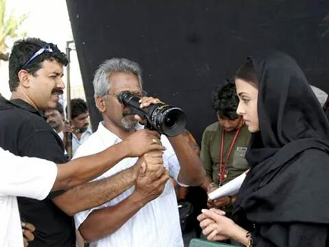 Maniratnam with Aishwariya and Rajeev Menon