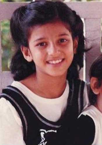 Shruti Haasan childhood photo