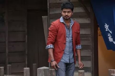 Vijay mass walk before an action scene