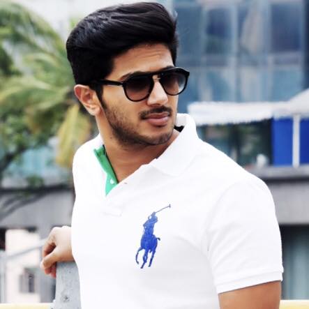 Dulquer Salmaan in white t shirt
