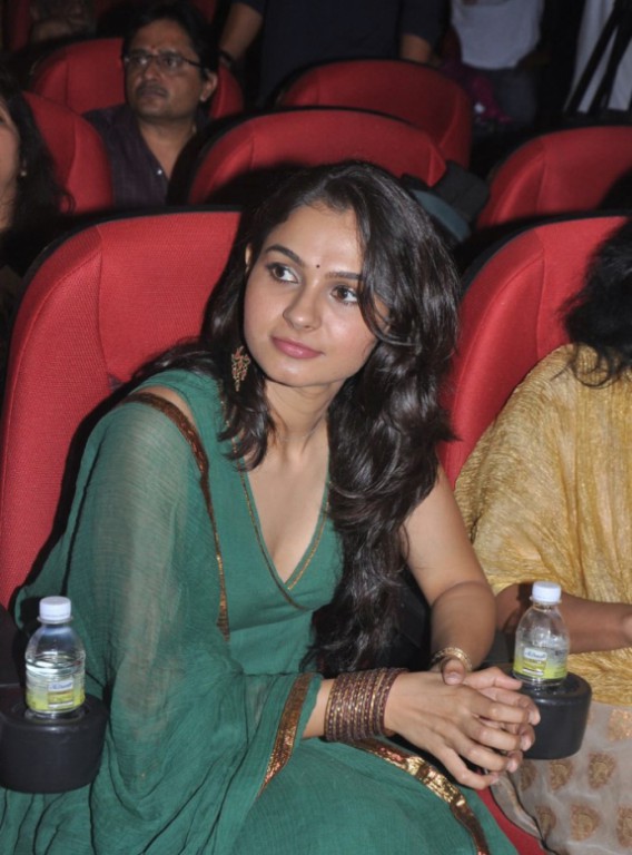 Andrea Jeremiah real life hot photo in green gown