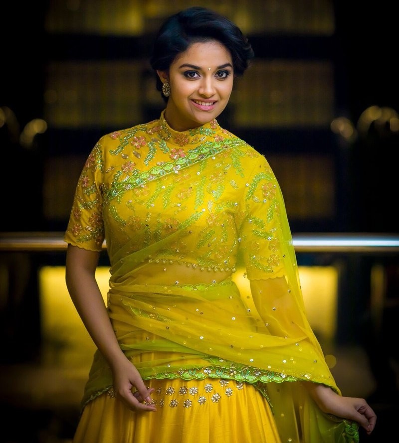 Keerthy Suresh in Yellow Saree