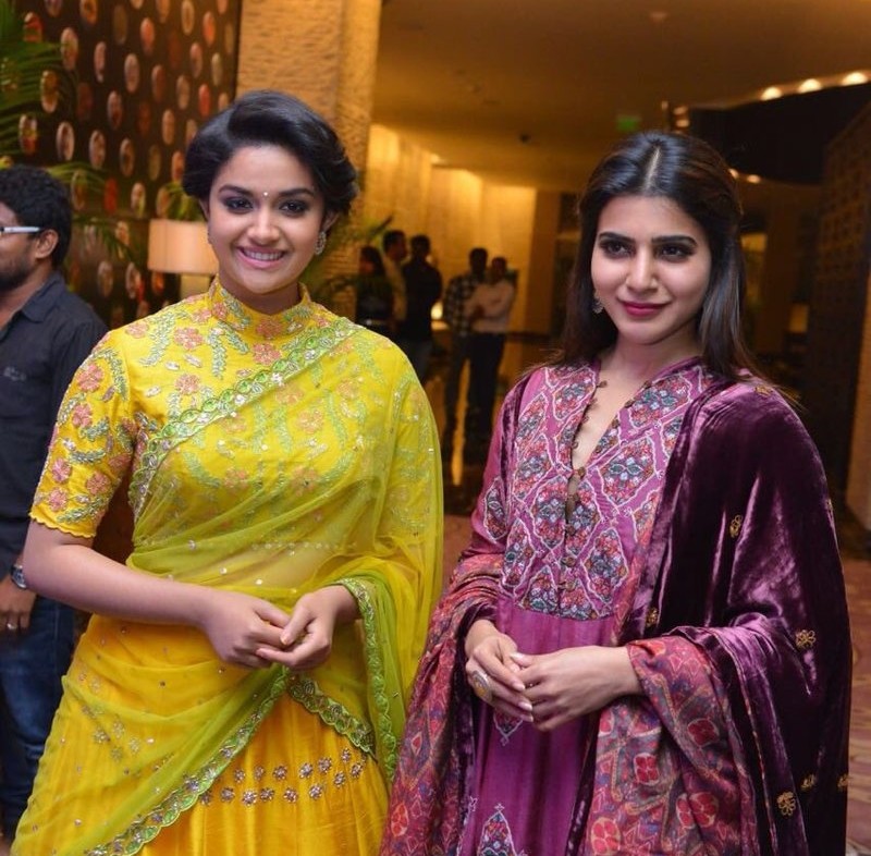 Keerthy Suresh and Samantha Ruth Prabhu