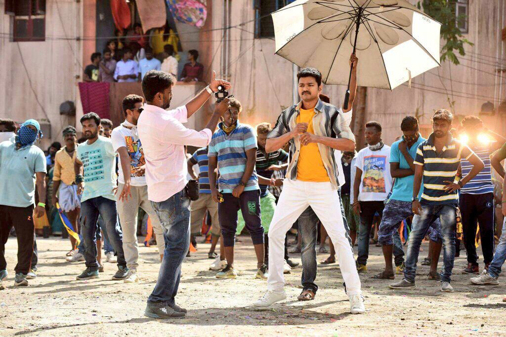 Vijay Location Stills Mersal