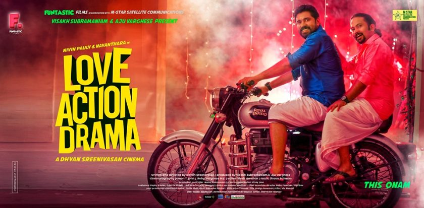 Poster of Malayalam movie Love action drama starring Nivin Pauly