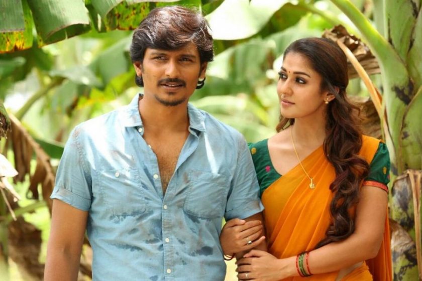 Nayanthara in half saree with Jiiva