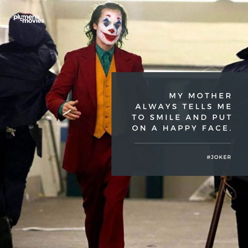 Joker Movie Dialogue about Smile