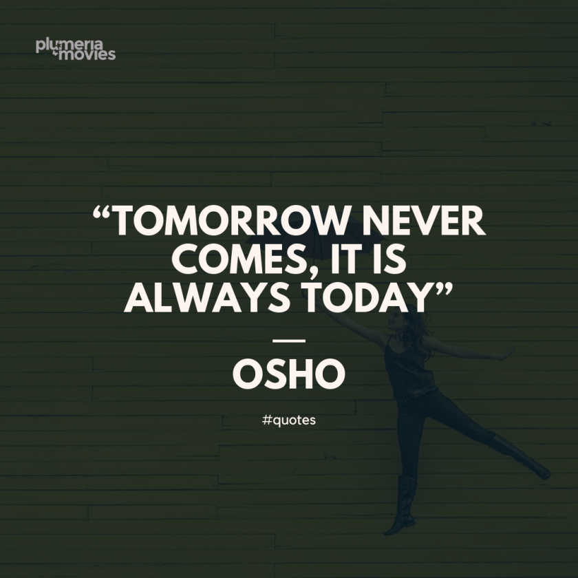 Osho quote on today