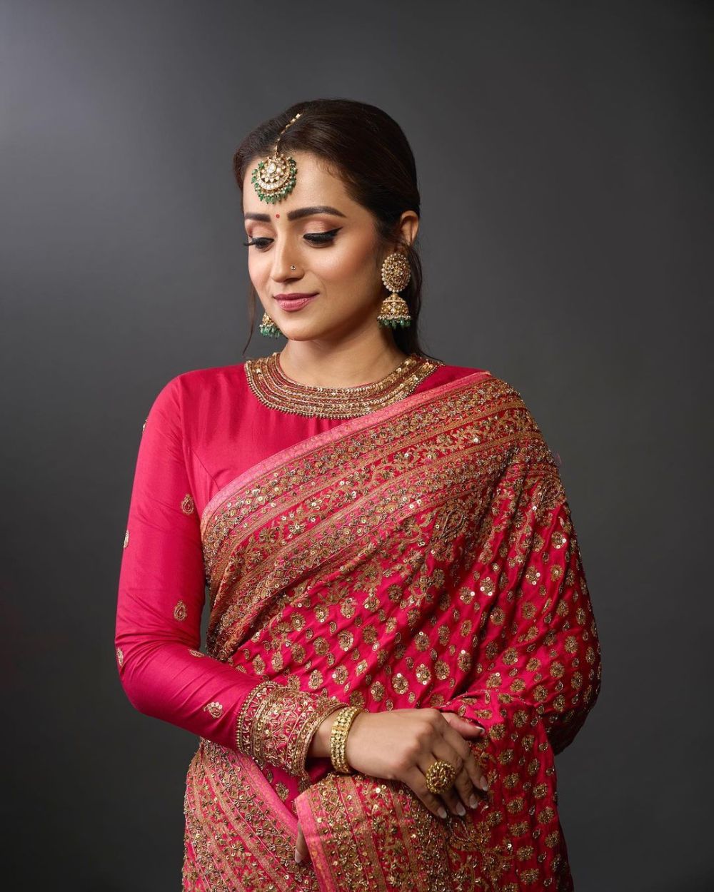 Trisha Krishnan in Traditional Saree