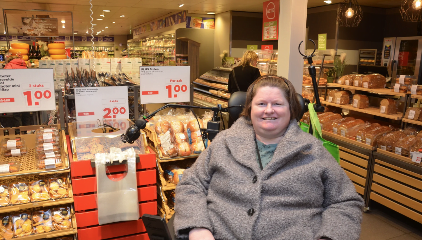 Daniëlle met Plus supermarkten in actie voor De Klup Twente