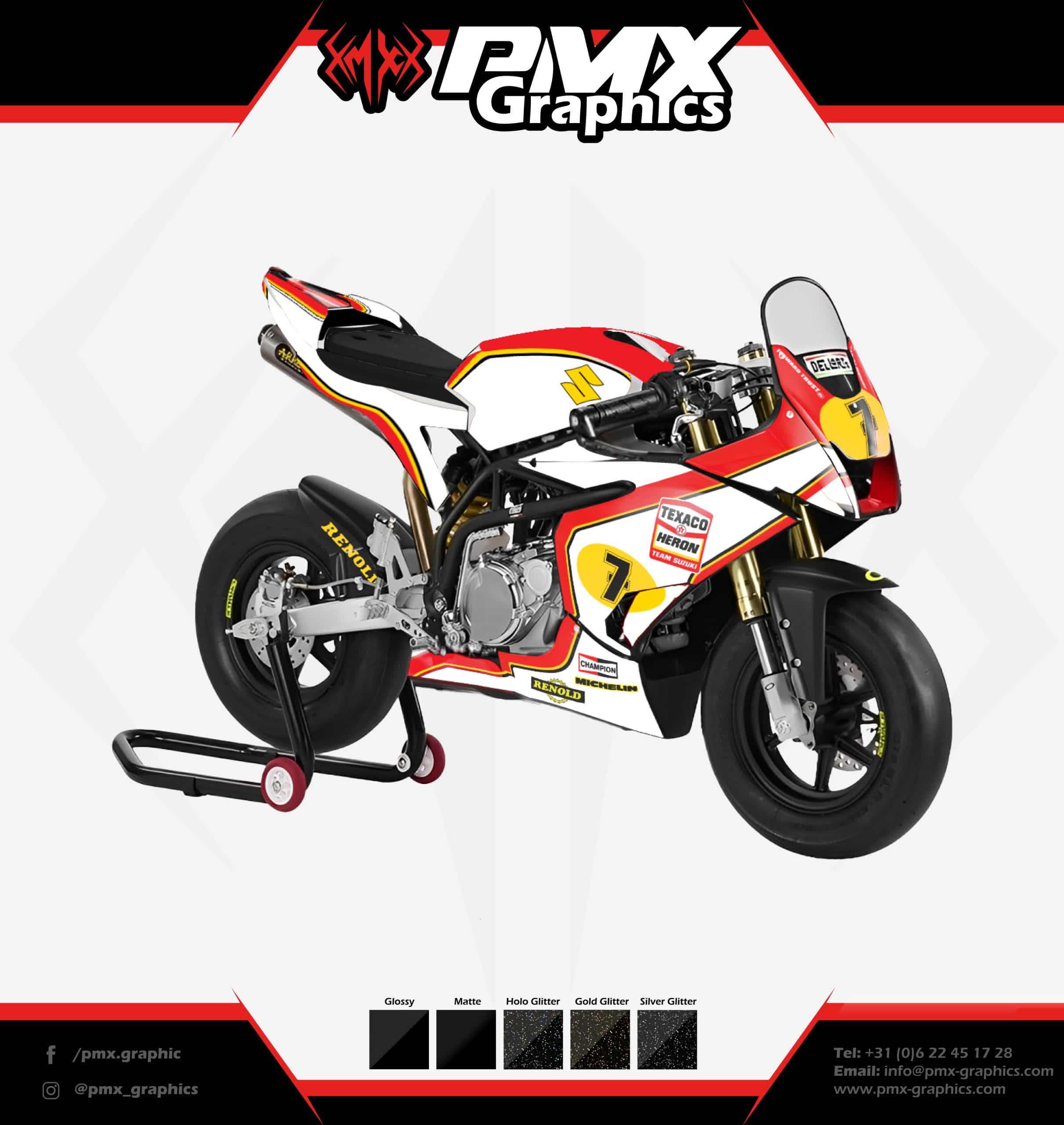 Graphic kit - Barry Sheene 1976