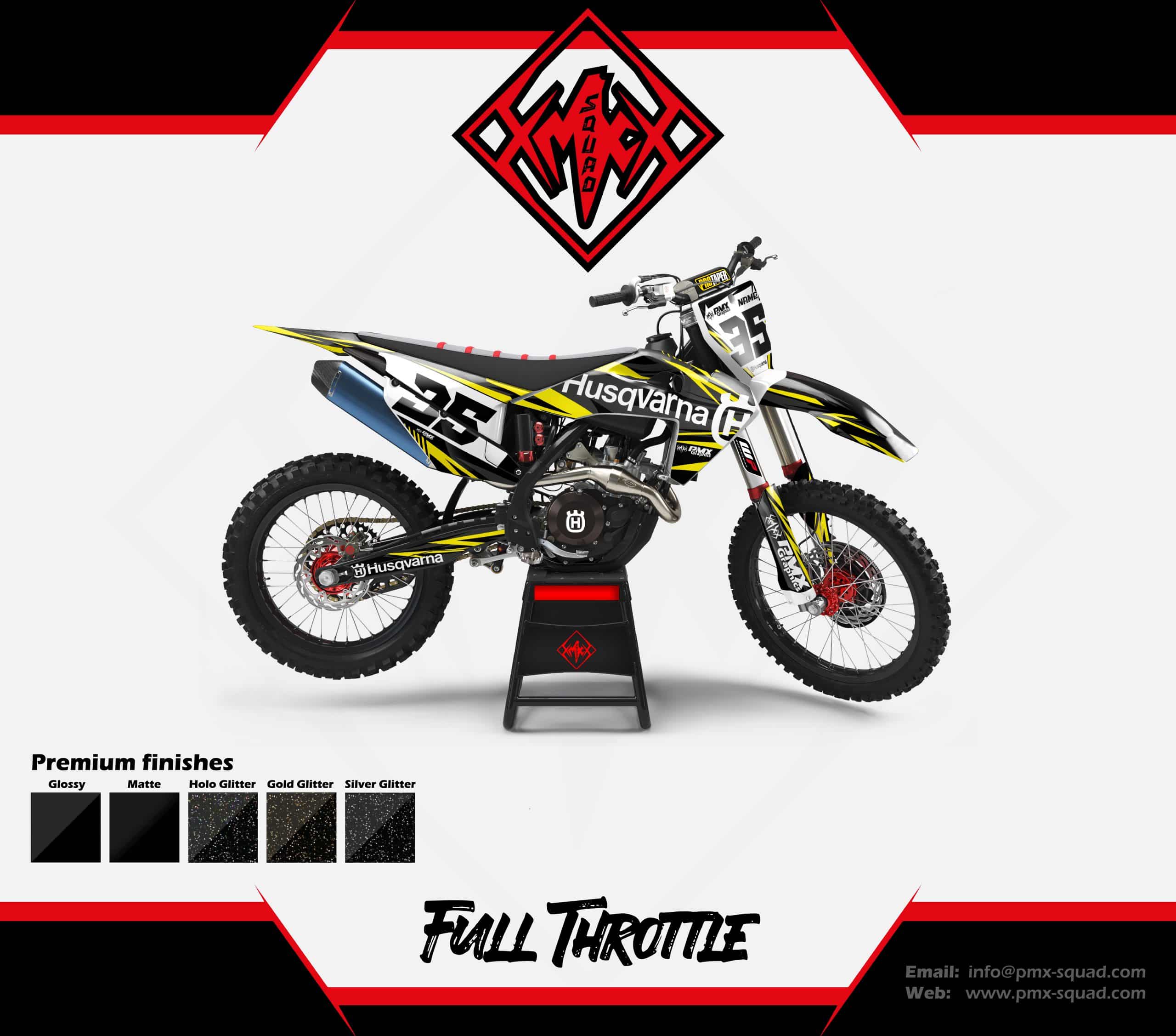 Husqvarna graphic kit - Full Throttle