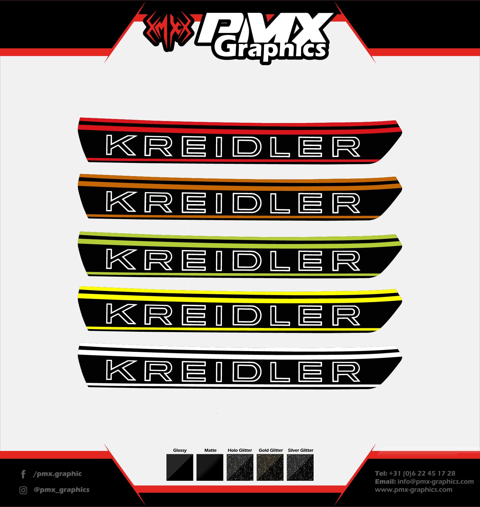 Kreidler - Block tank Stickers
