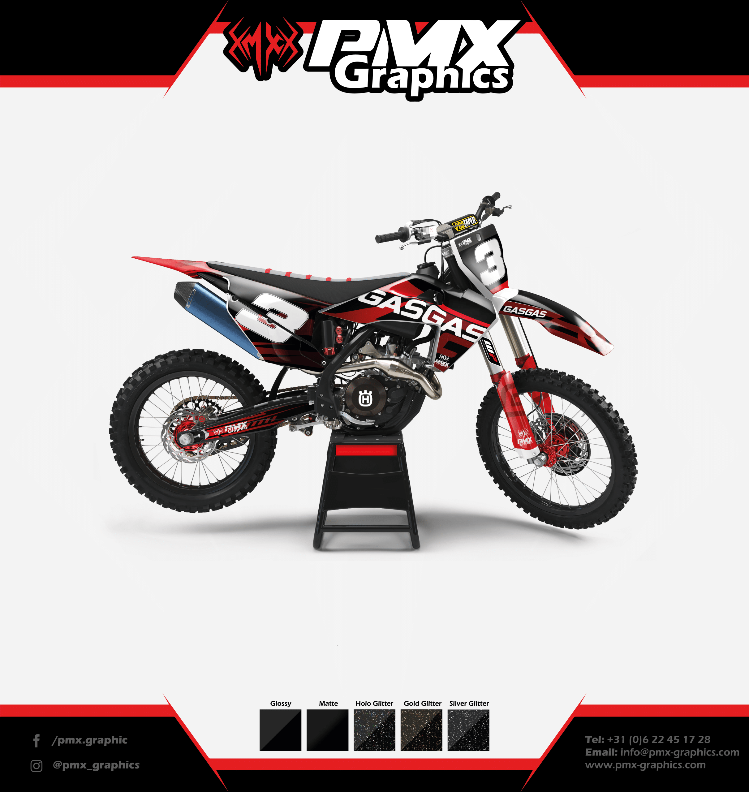 GasGas graphic kit - RedLine