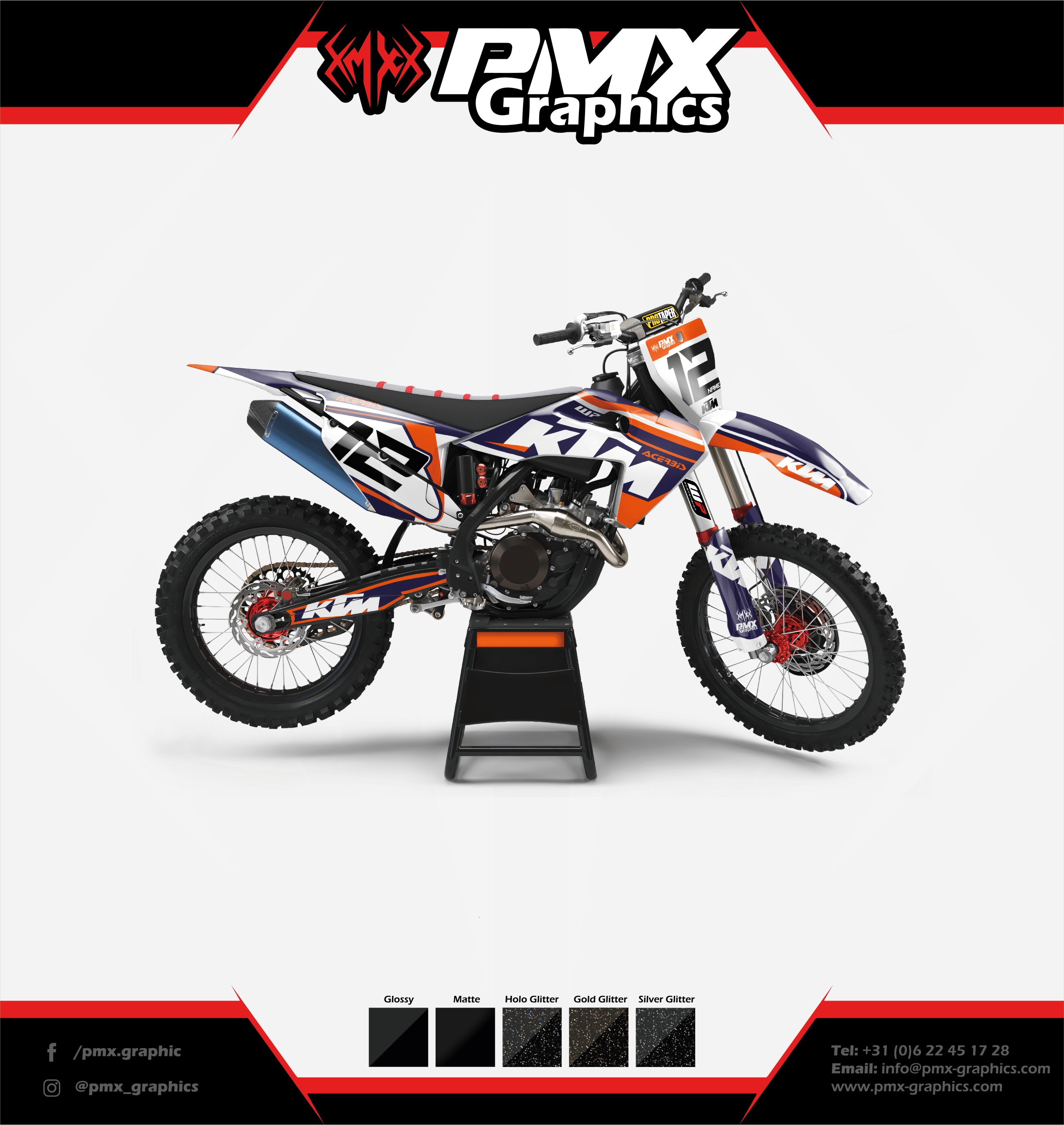 KTM graphic kit - Apex Strike
