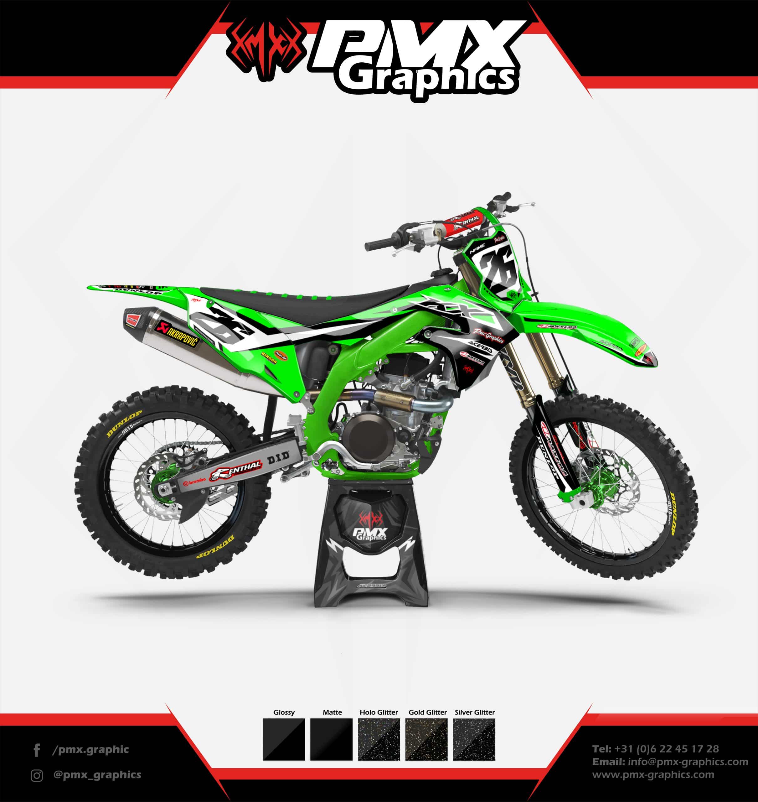 Kawasaki graphic kit - Greenstrike