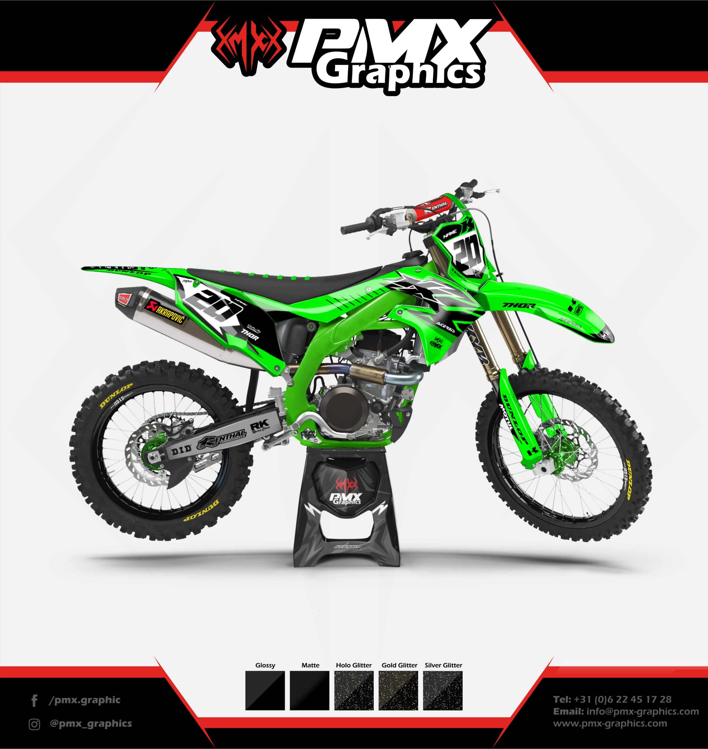 Kawasaki graphic kit - KX Reactor