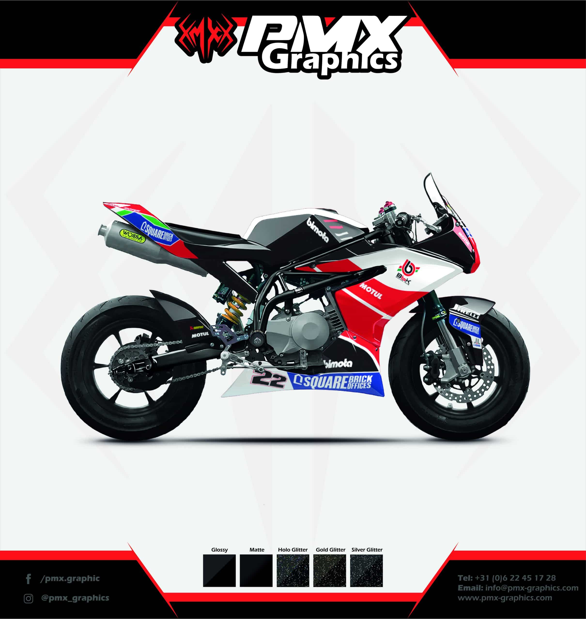 Superbike Bimota - MiniGP Graphic kit