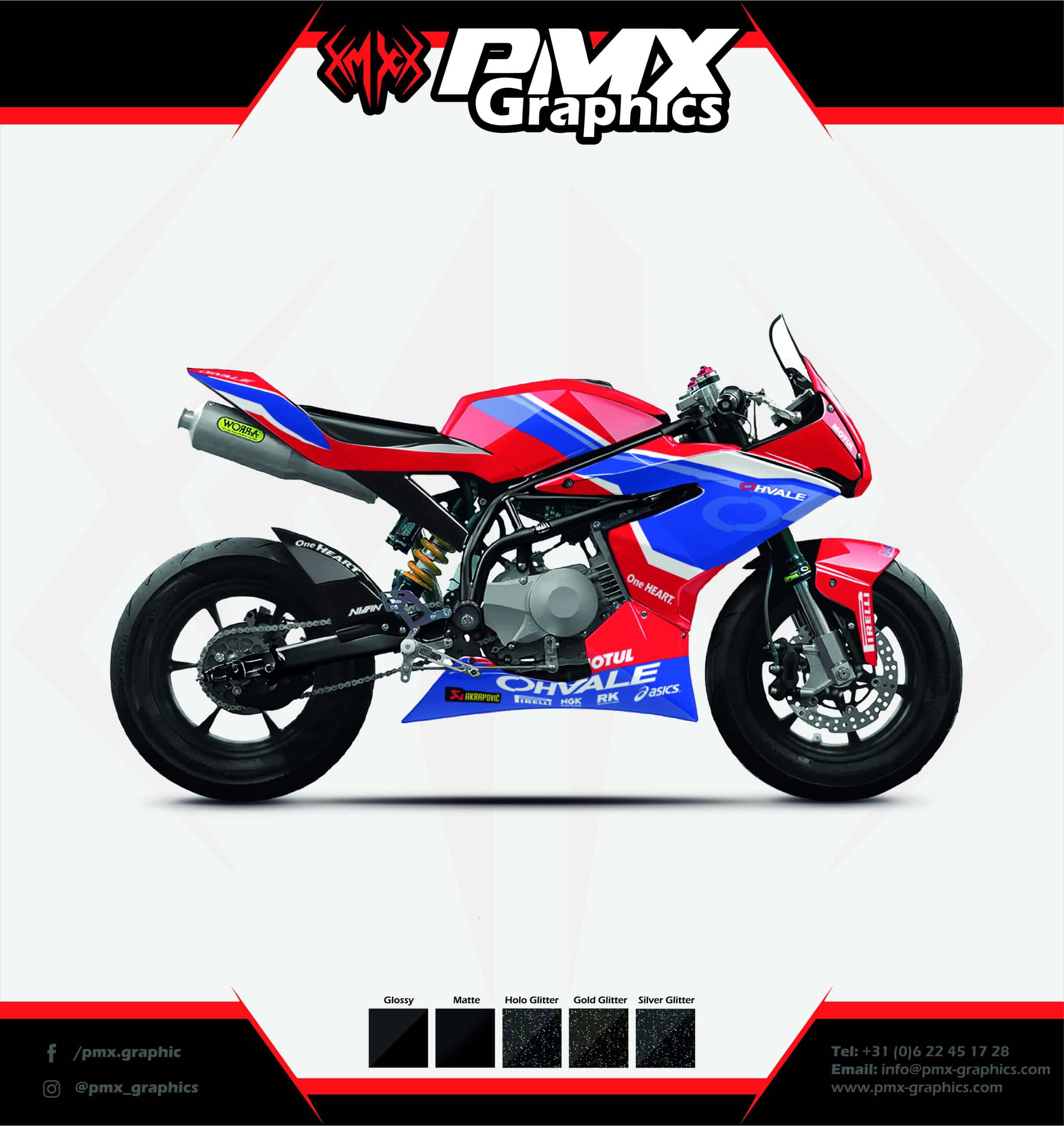 Superbike Honda HRC - MiniGP Graphic kit