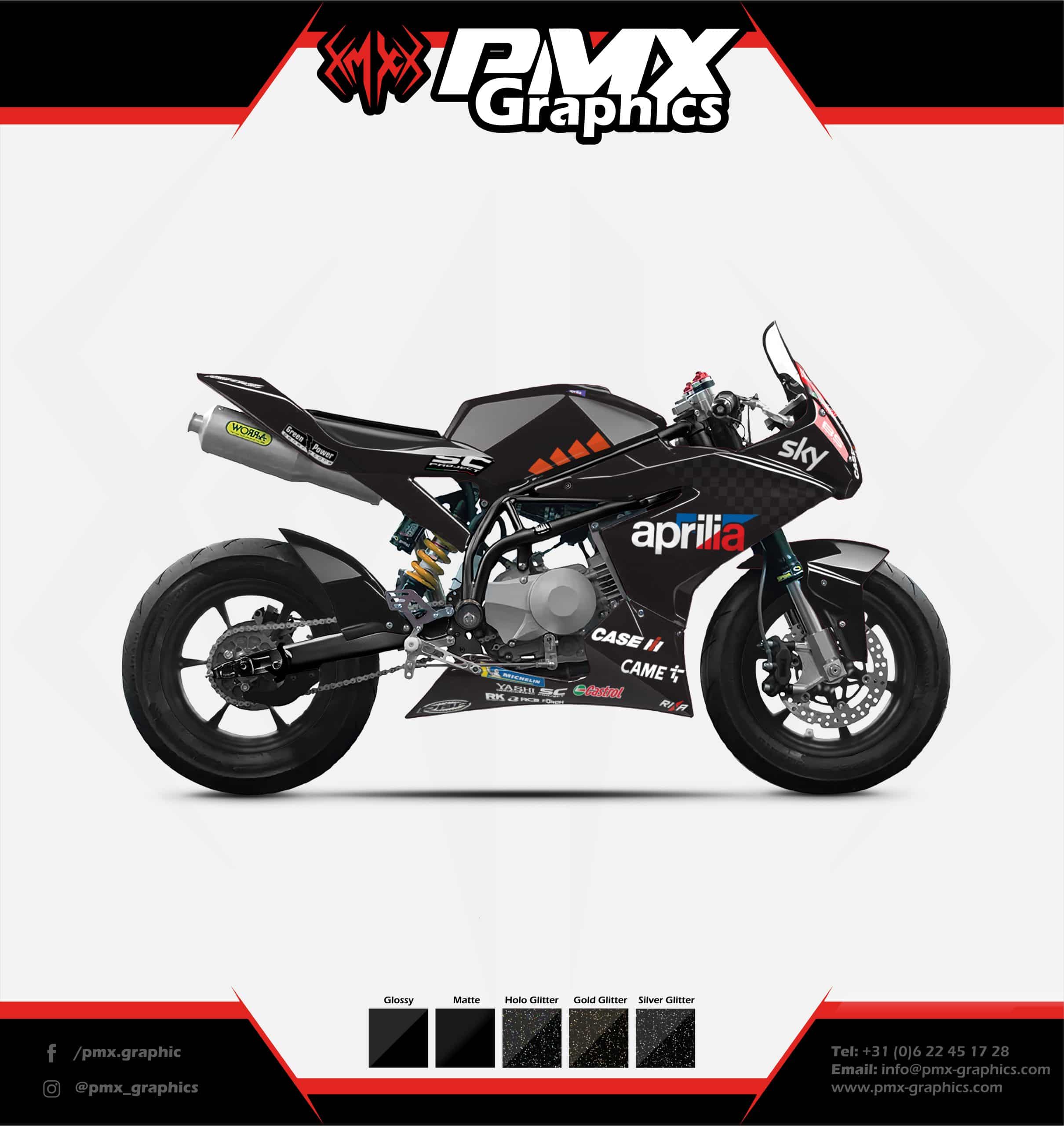 MiniGP Graphic Kit - Aprilia MotoGP