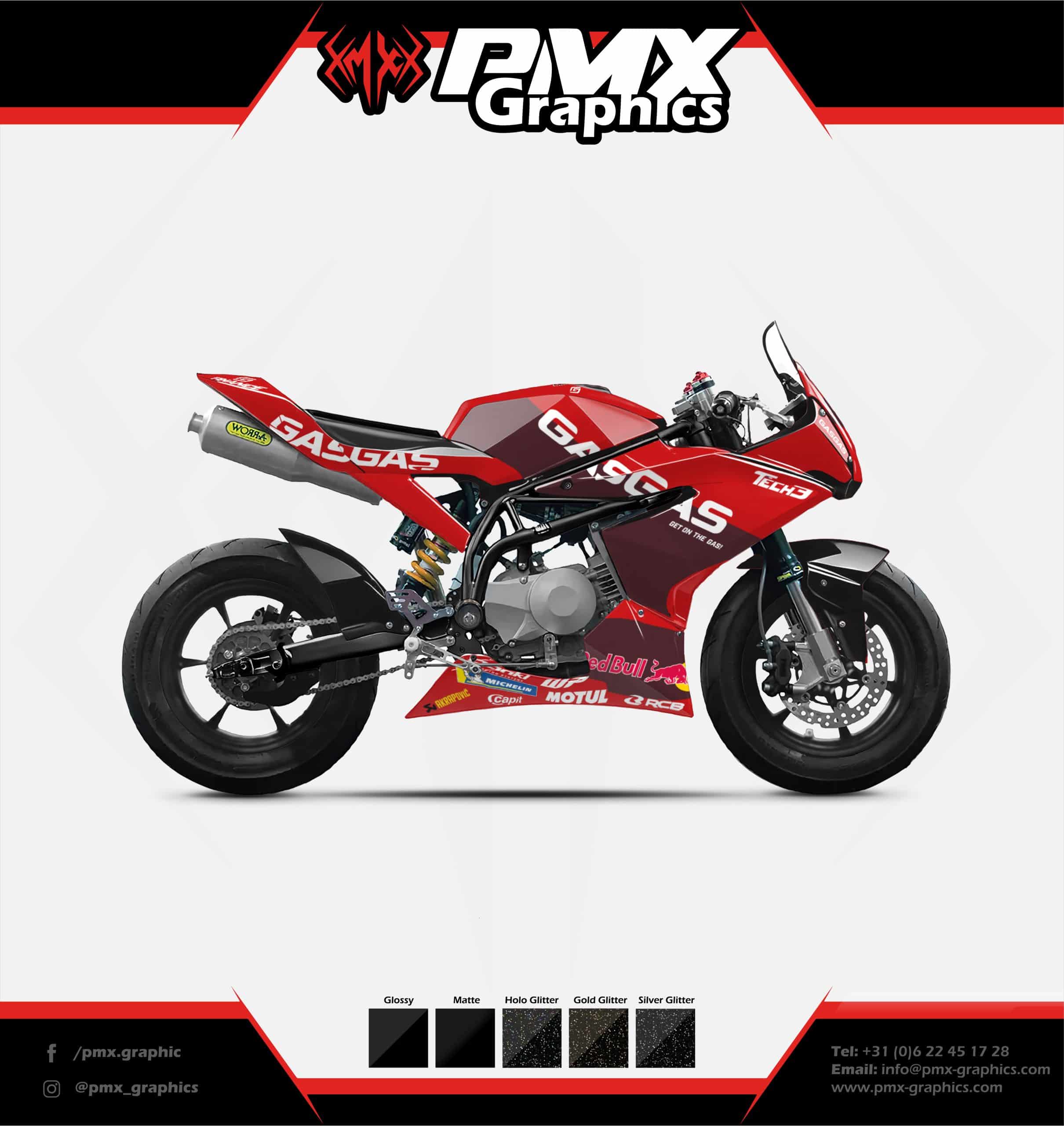 MiniGP Graphic Kit - GasGas Tech3