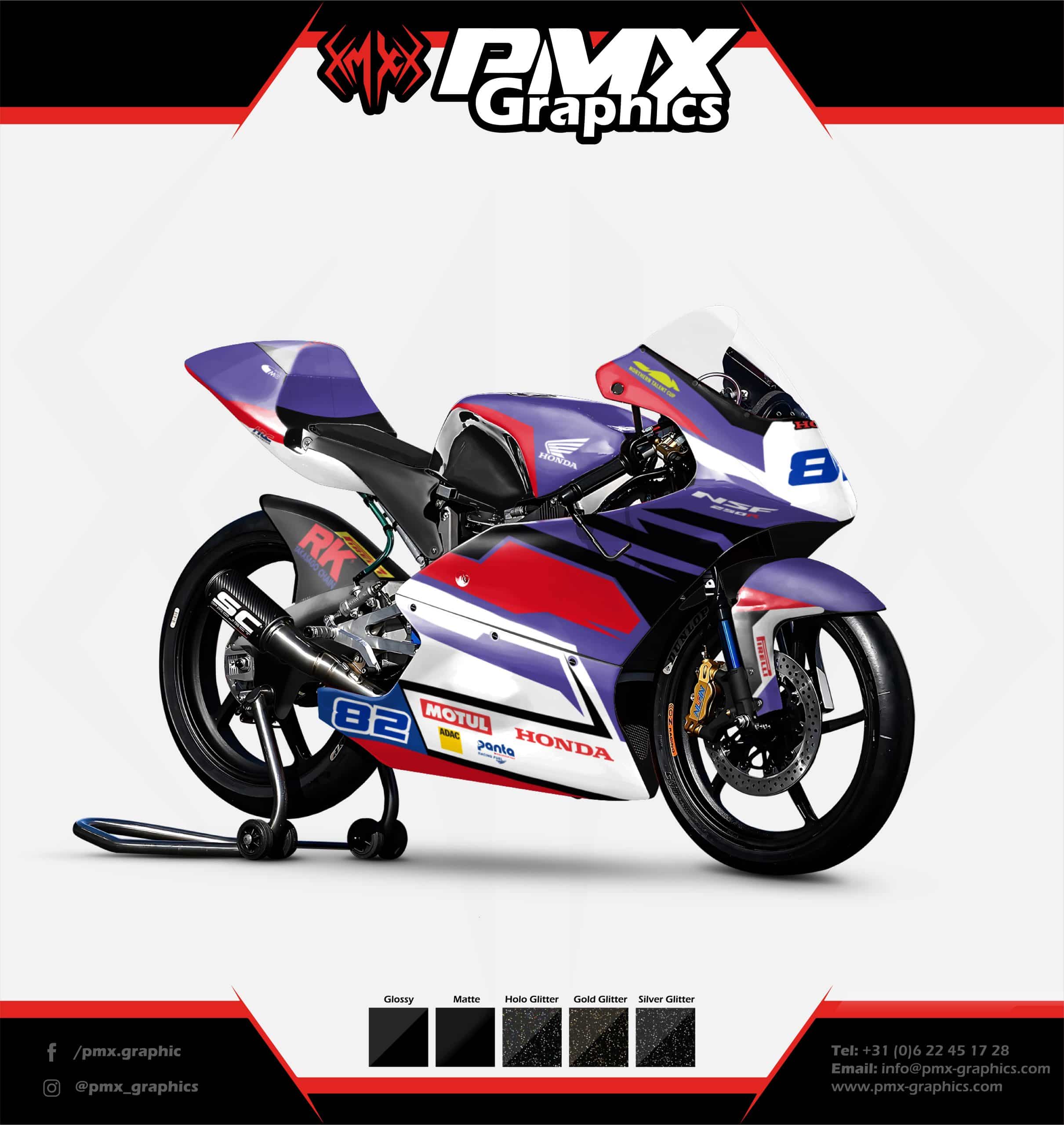 Honda NSF Graphic Kit - HRC RaceCraft