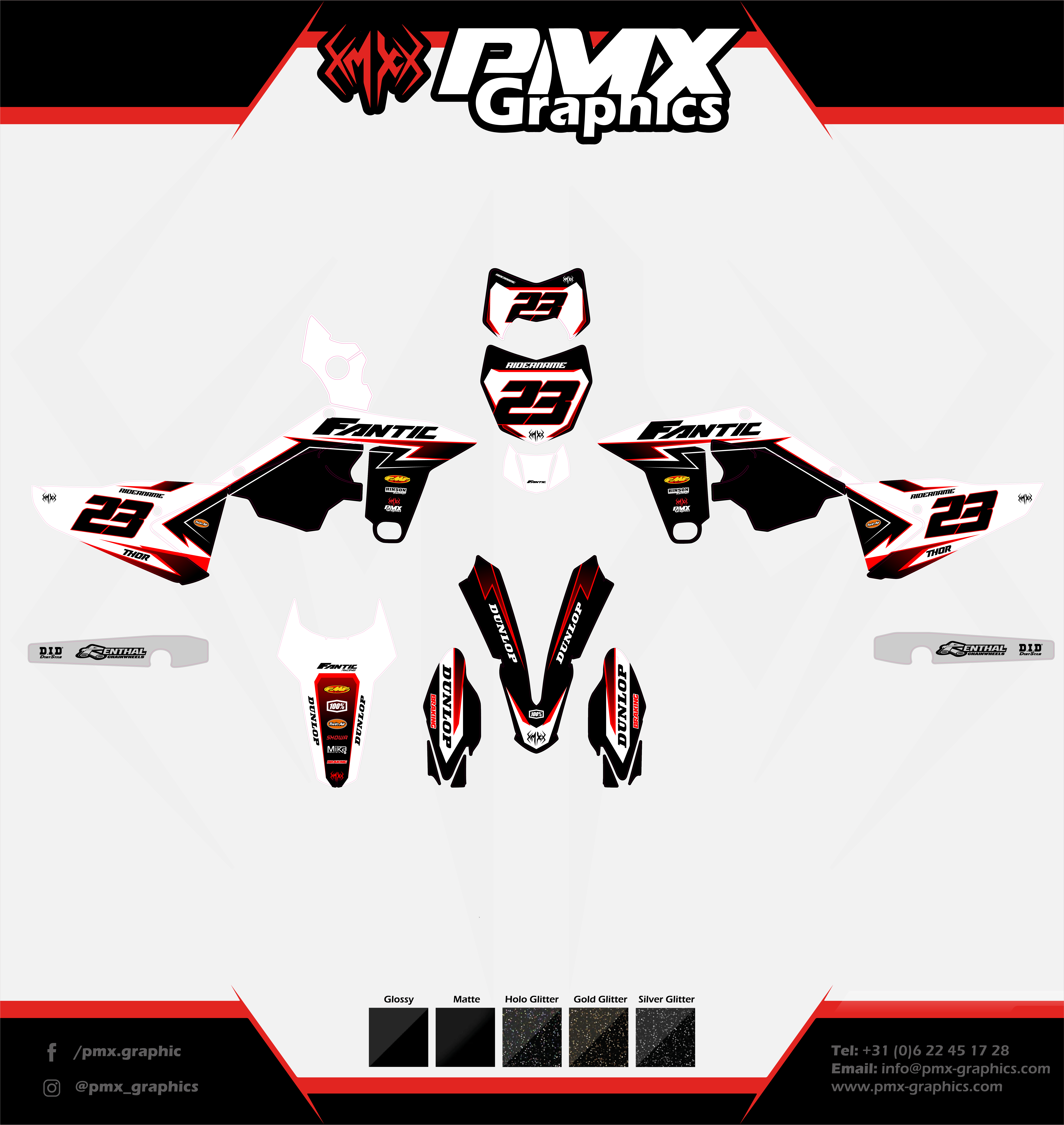Fantic Graphic kit - RaceSpirit Evo - Image 2