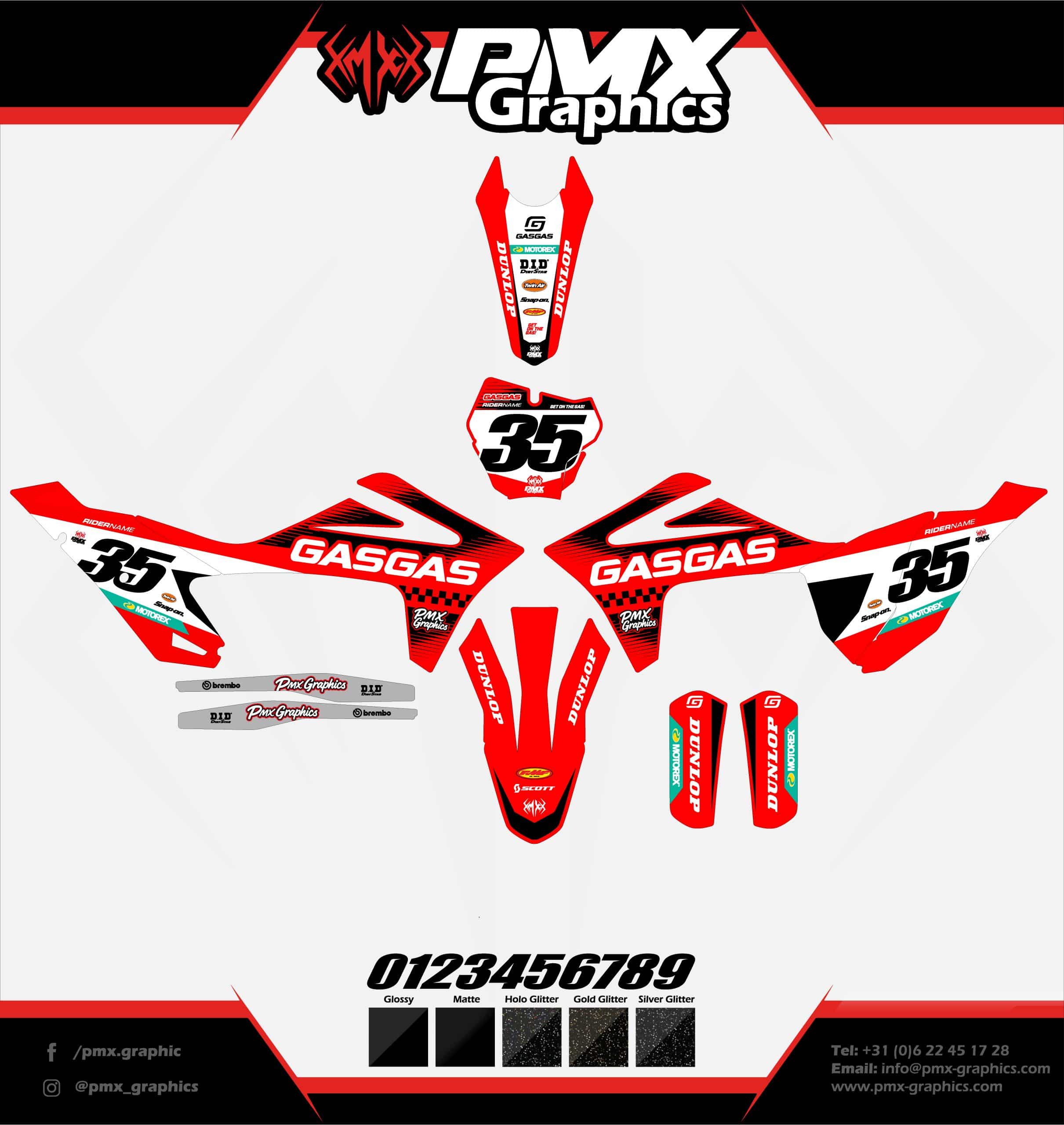 GasGas graphic kit - Trailhammer - Image 2