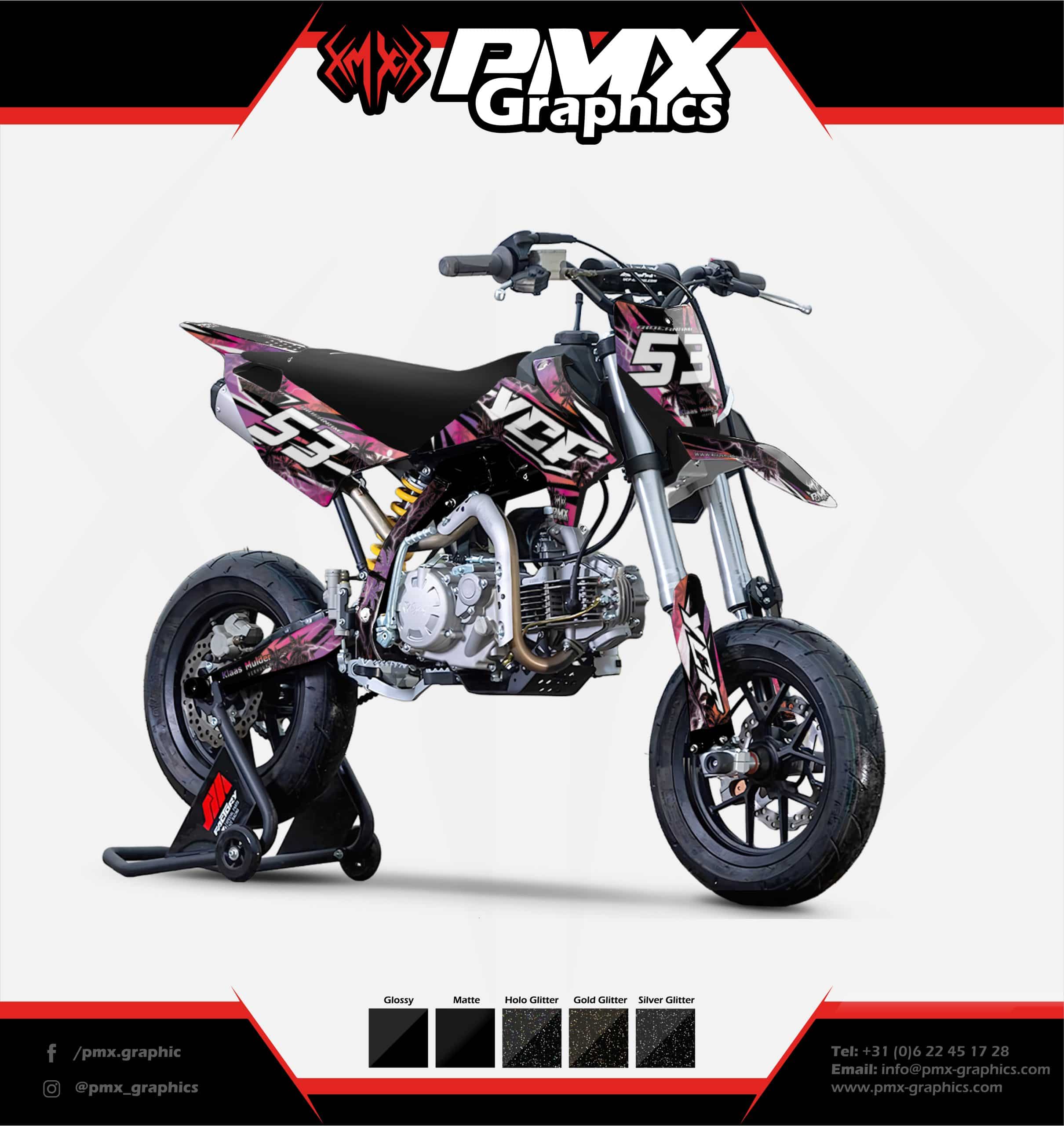 Pitbike Graphic Kit - Y-Line Velocity