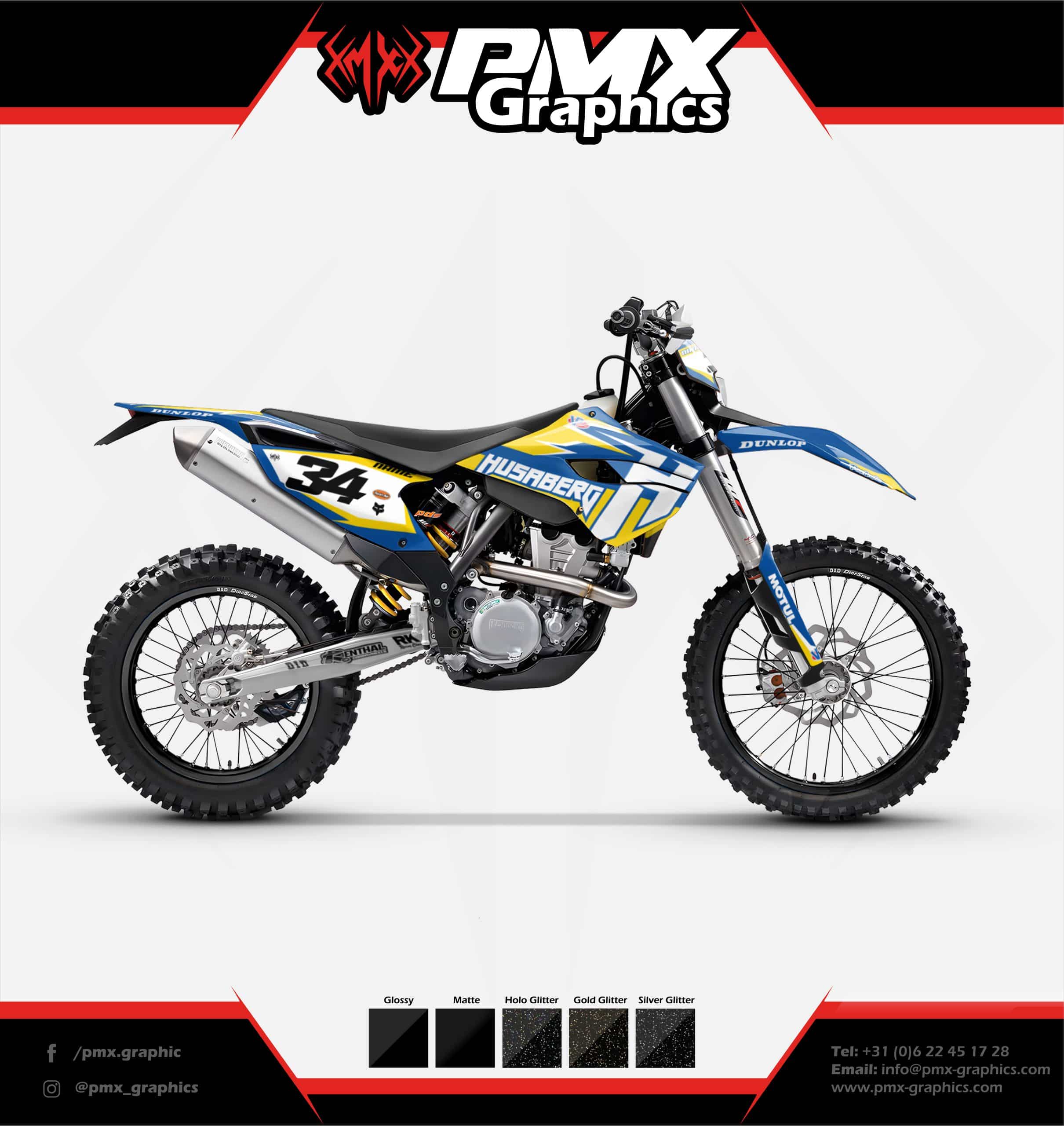 Husaberg Graphic kit - Yellowline Dynamics