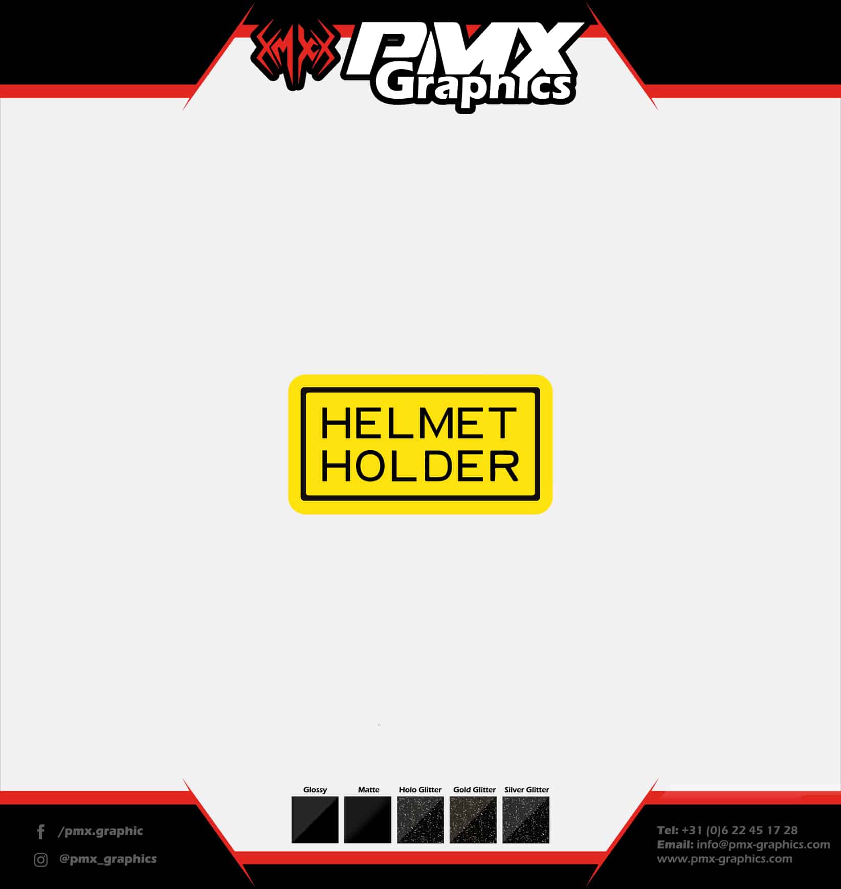 Honda MB - Helmet Holder Sticker