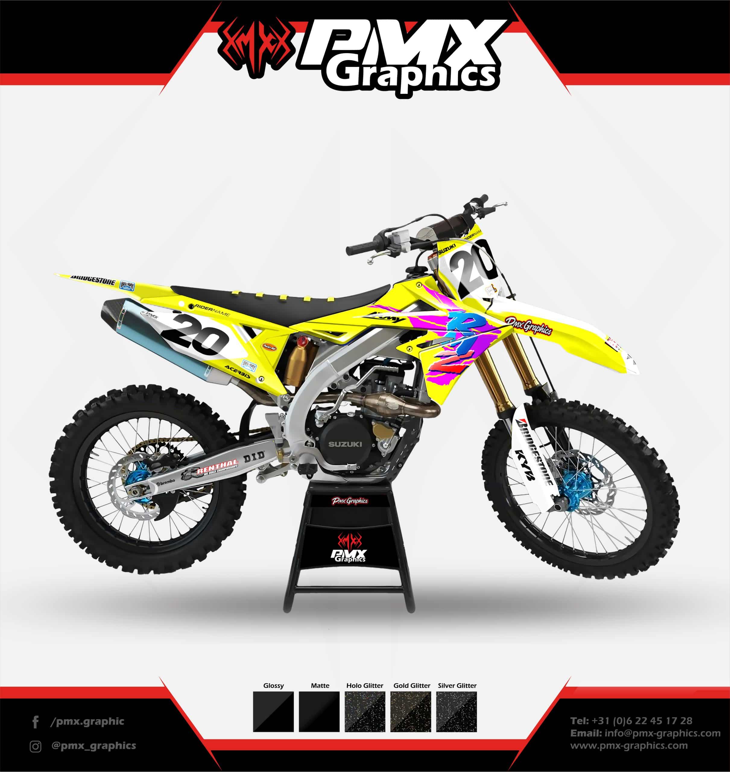 Suzuki graphic kit - YellowFury