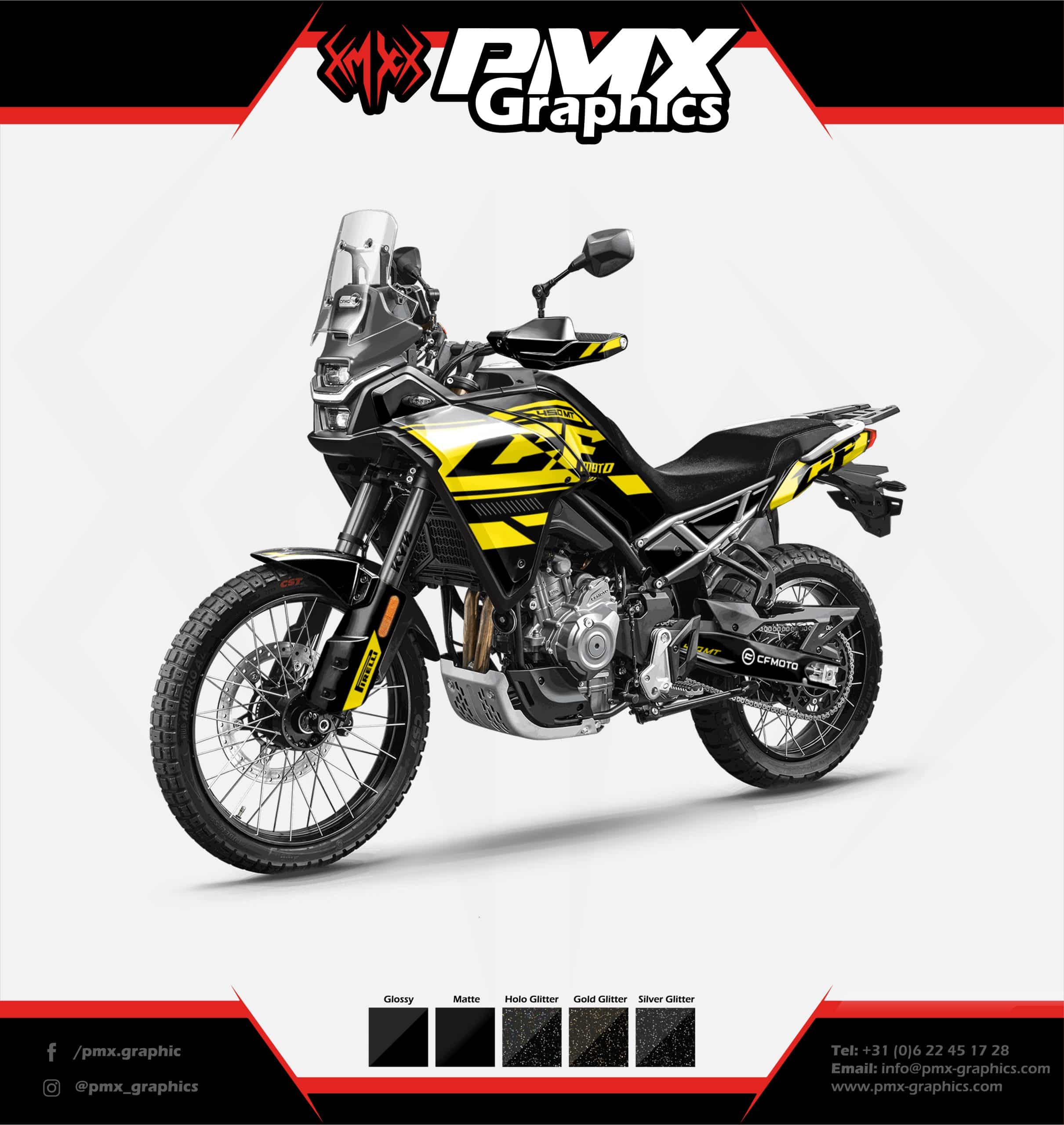 CF Moto Adventure Graphic Kit - CForce Traverse