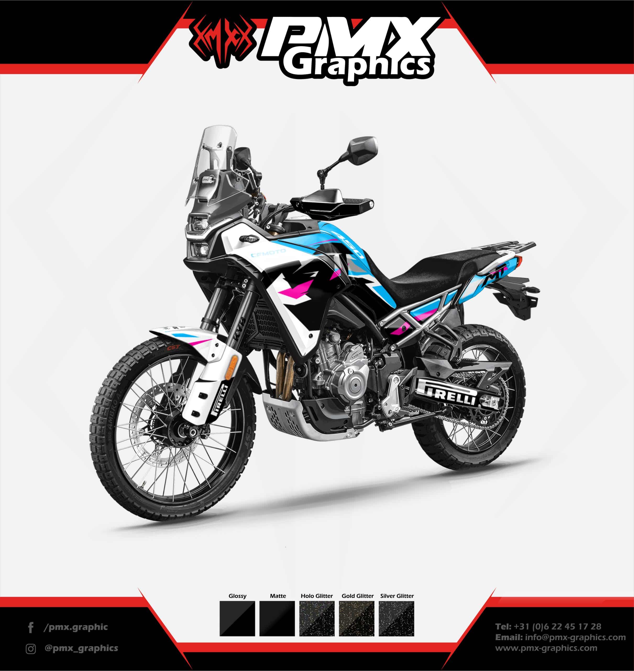 CF Moto Adventure Graphic Kit - TerraShift
