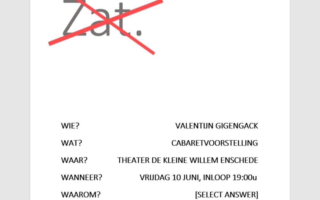 Zat – Valentijn Gigengack