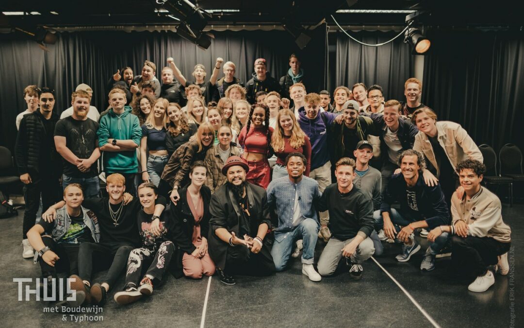 Boudewijn en Typhoon onder de indruk van studenten Podiumacademie