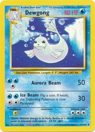 Dewgong – 25/102 – Uncommon Unlimited