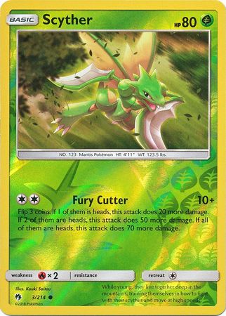 Scyther – 3/214 – Common Reverse Holo