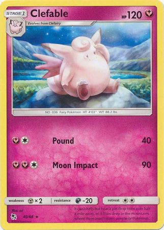 Clefable – 40/68 – Rare