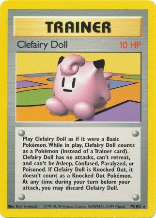 Clefairy Doll – 70/102 – Rare Unlimited