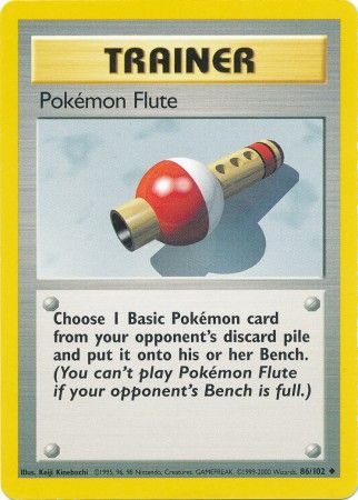 Pokemon Flute – 86/102 – Uncommon Unlimited