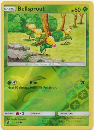 Bellsprout – 1/168 – Common Reverse Holo