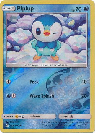 Piplup – 32/156 – Common Reverse Holo