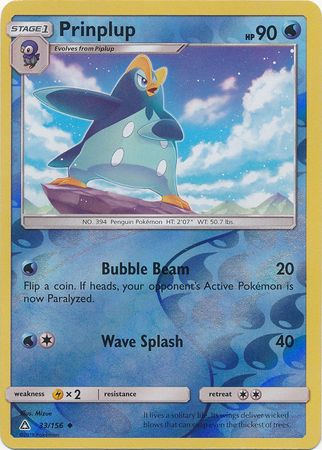 Prinplup – 33/156 – Uncommon Reverse Holo