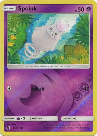 Spoink – 41/111 – Common Reverse Holo