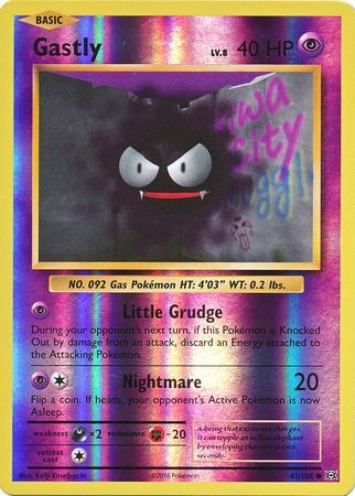 Gastly – 47/108 – Common Reverse Holo