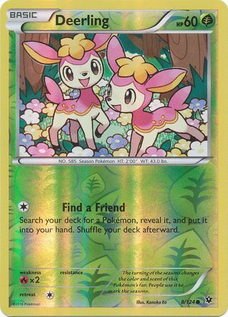 Deerling – 8/124 – Common Reverse Holo
