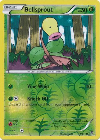 Bellsprout – 1/111 – Common Reverse Holo