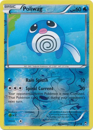 Poliwag – 15/111 – Common Reverse Holo